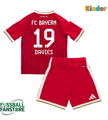 Bayern Munich Alphonso Davies #19 Replik Heimtrikot Kinder 2026-27 Kurzarm (+ Kurze Hosen)